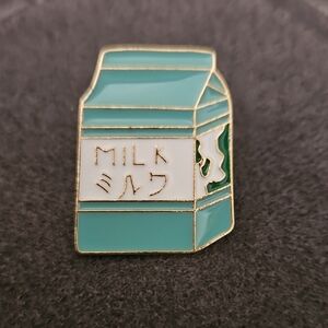Milk Carton Enamel Pin